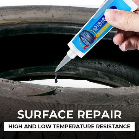 Gummireifen-reparaturkleber, Starker Klebstoff Für Risse, Leicht, Tragbar, Einfach Anzuwenden, Für Auto Und Fahrrad.