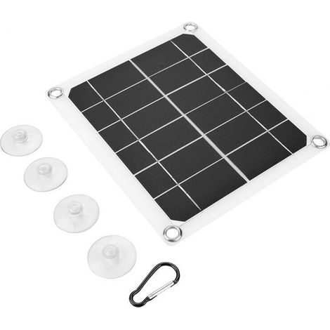 10-w-solarpanel, Tragbares Dual-usb-5v/2a-ladegerät, Solarpanel, Kfz-ladegerät Für Mobiltelefone, Outdoor-camping