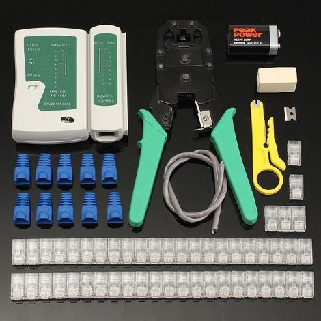Vurahome – Crimpzange Für Netzwerkkabel, Rj45-crimpset, Mit Akku