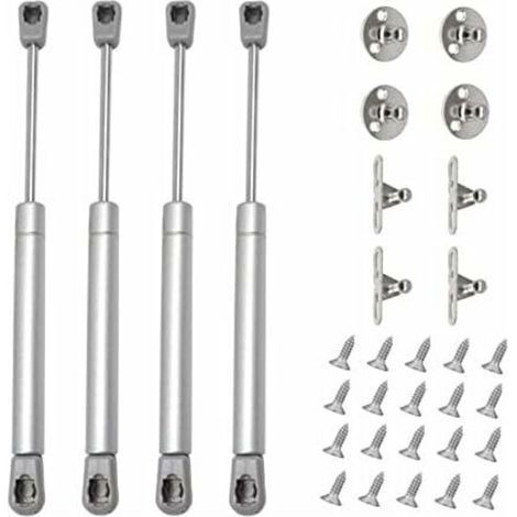 4 Stück 80n Gasdruckfeder Hydraulikdämpfer Möbeltür Schrank Für Schränke Bücherregale Möbel (4, 80n)