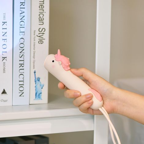 Wiederaufladbare Einhorn-led-taschenlampe, Niedliche, Tierförmige Silikon-taschenlampe, Komfortable Helligkeitsregulierung Per Berührung, Kreative Außenbeleuchtung.