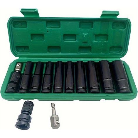 11-teiliger 1/2"-schlagschrauber-steckschlüsselsatz