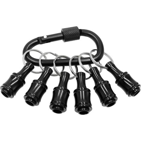 6-teiliges Sechskant-schraubendreher-bit-halter-set, 1/4"-schraubendreher-bit-halter Mit Karabinerhaken Zur Schnellen Verlängerung Und Zum Lösen Des Bohrgriffs