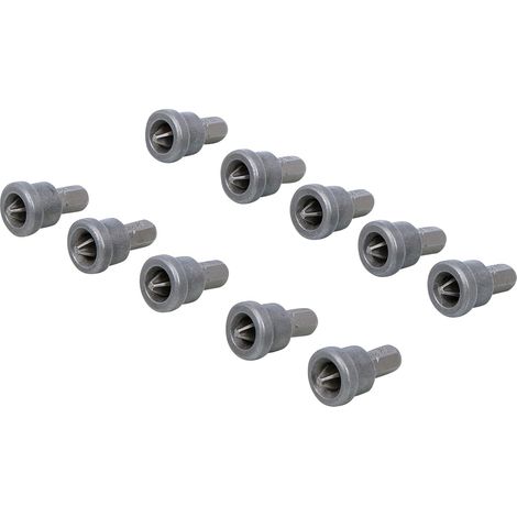 50408 Bohrer-set Mit Tiefenanschlag Für Gipskartonplatten, 6,3 Mm (1/4") Außensechskant, Ph2 Kreuzschlitzkopf, 10-teilig