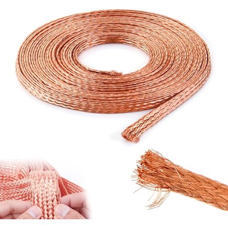 Entlötlitze Aus Reinem Kupfergeflecht, Störungsfrei, 6 Mm Breit, Werkzeug Zur Reparatur Von Kupferdrähten – 5 M