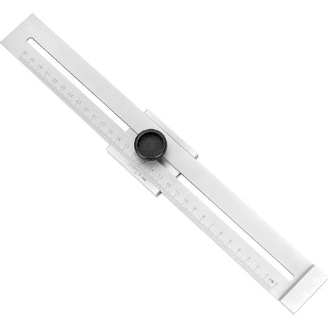 Präzisionsmarkierungslehre, Parallelanreißnadel Aus Kohlenstoffstahl, Lasergravierte Skala, Messbereich 300 Mm
