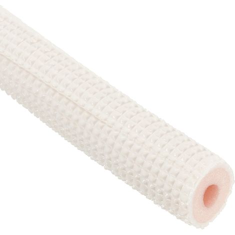 Rohrisolierungsschlauch Aus Schaumstoff, 3/8" (9,5 Mm) Wärmedämmschlauch Für Mini-split-wasserleitungen, 2 M (6,56 Ft), Weiß/rosa