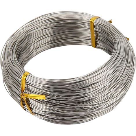 Edelstahldraht – Durchmesser: 0,8 Mm – 100 M – Silber – Für Heimwerker- Und Gartenprojekte