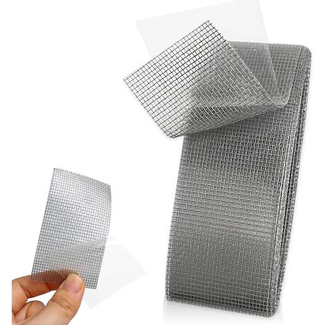 47 Mm X 2 M Fenster-moskitonetz-reparaturband, Lichtdurchlässig, Selbstklebendes Fensterreparaturband Zur Reparatur Von Moskitonetzen Und Vorhängen (grau)
