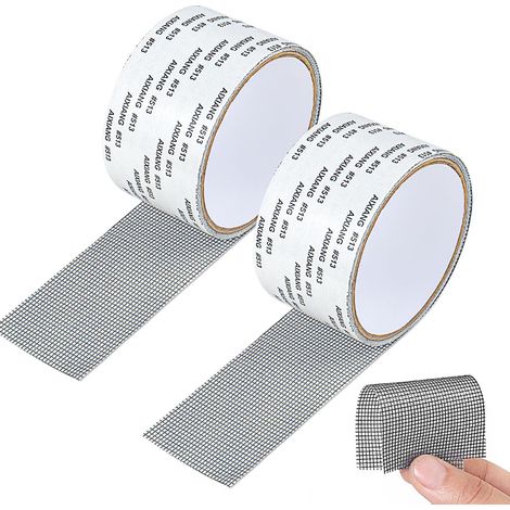 Moskitonetz-klebeband Für Fenster, 2 M X 5 Cm, Zur Reparatur Von Moskitonetzen Und Vorhängen, Rolle Moskitonetz Mit Hochwertigem Klebeband, Repariert Schnell Risse