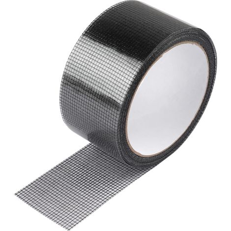 Moskitonetz-reparaturband, 5 X 500 Cm, Selbstklebend, Schwarz, Reparaturset Für Fenster, Türen Und Moskitonetzlöcher, Stark Klebend, Wasserfest Und Langlebig