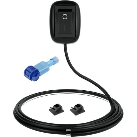 12v-230v/10a Spst Klebe-auto-diy-tropfenform-tastenschalter Ein/aus Für Nebelscheinwerfer, Led-lichtleiste (mit 1m Kabel)