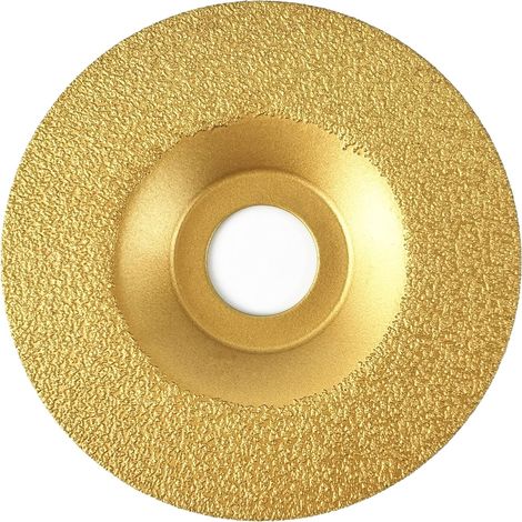 Gelötete Diamantschleifscheibe Für Granit, Marmor, Keramikfliesen, Porzellan, Naturstein, Metall, Glas, Mauerwerk, Für 22,23 Mm Trockenwelle, Anschluss An Winkelschleifer (mittel)