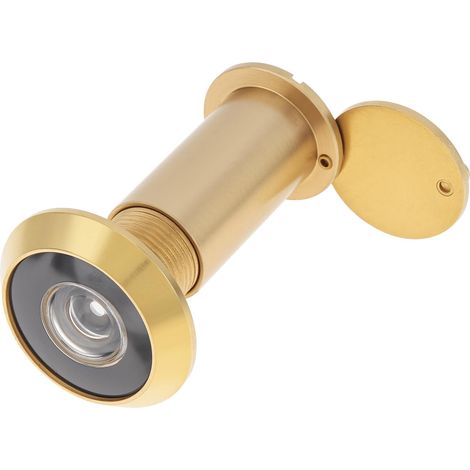 200-grad-türspion Mit Robuster, Drehbarer Abdeckung Für Türen Mit Einer Dicke Von 38 Bis 60 Mm (gold)