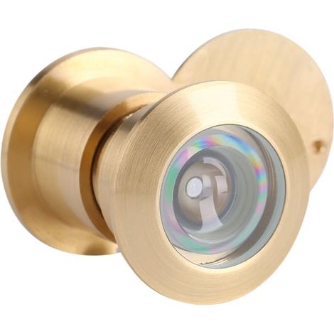 28-mm-türspion Mit Weitem Betrachtungswinkel, Diebstahlsicherung Und Schutzabdeckung Für Türen Mit Einer Stärke Von 35–60 Mm (gold)