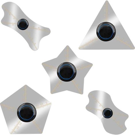 5-teiliges Professionelles, Ultradünnes 0,1 Mm Edelstahl-reparaturwerkzeugset Mit Gebogenen Hebelspatelklingen