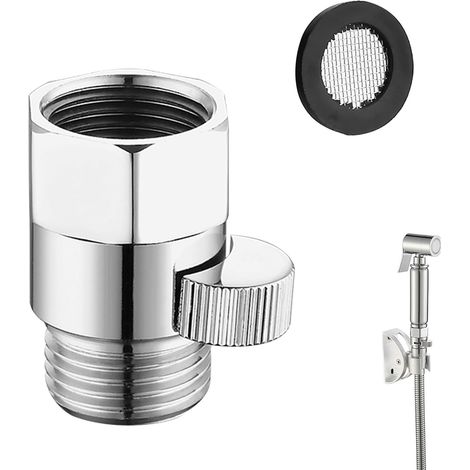 1/2"-absperrventil, Duschkopfventil, Wasserdurchflussregler, Standard-g1/2-anschluss, Duschabsperrventil Für Handbrause Und Fest Installierten Duschkopf