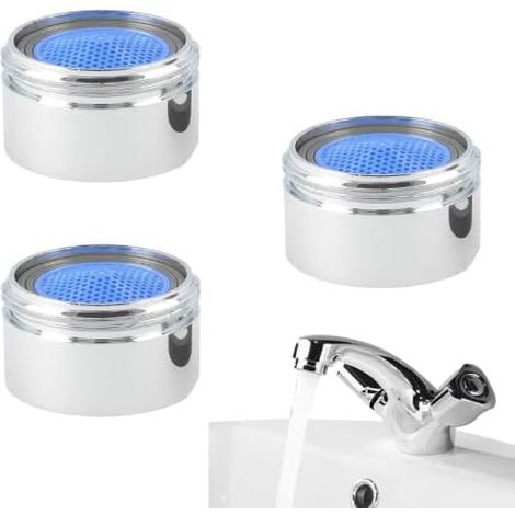 M22-wasserhahn-luftsprudler, Filter-luftsprudler, 3-teiliger Wasserhahnfilter, Wassersparender Wasserhahn-luftsprudler, M22-luftsprudler, Badarmatur-luftsprudler, Wasserhahn-luftsprudler, Wassersparer