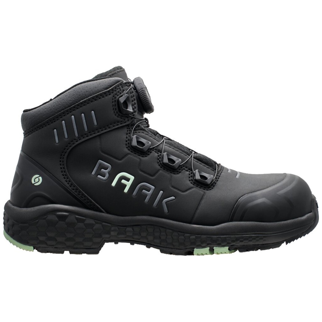Baak Sicherheitsstiefel Alessia 224023 S3s Fo Hro Lg Sc Sr Esd Gr. 41 Schwarz/grün