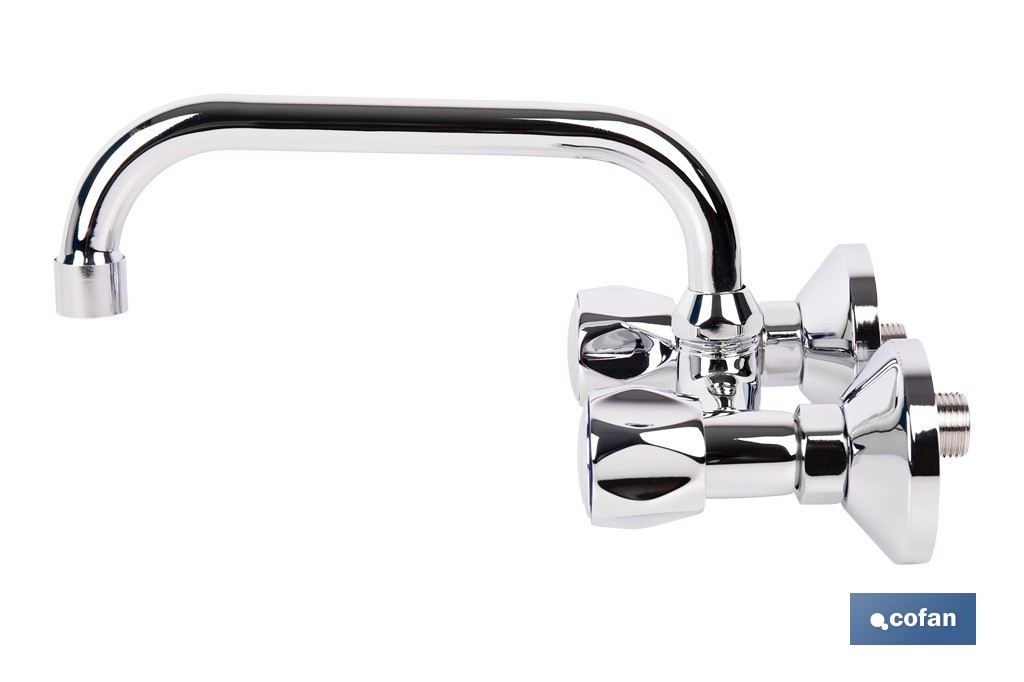 Wandmixer-spülbeckenkran 11 Cm Achsenabstand