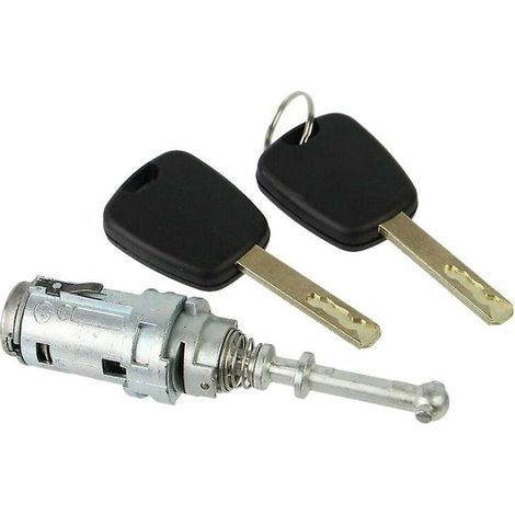 Türschloss-set Vorne Links + Zylinder Für Citroën C2 C3 Pluriel 2002-2010 Ls6000 9170t9 2 Schlüssel