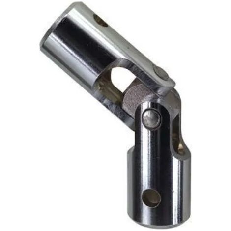 Kniegelenk Für Rollladen, Passend Für Stange Und Welle Mit 12 Mm Durchmesser, Verchromtes Stahlgelenk Mit Schrauben