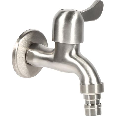 Gartenarmaturadapter Aus Edelstahl 304, Wandarmatur, Geeignet Für Badezimmer, Waschmaschinen Und Schwimmbäder.