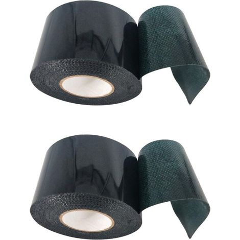 Packung Mit 2 Doppelseitigen Klebebändern Für Kunstrasen, 50 Mm X 5 M, Grünes Klebeband Für Rasenflächen, Vliesstoff, Reparatur Von Verbindungen In Gärten, Dächern Und Auf Balkonen