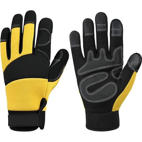 Schnittfeste Handschuhe Für Kettensägen, Größe 11 (xl), Dickes Neopren-canvas, Mikrofaserleder, Für Forst- Und Gartenarbeiten
