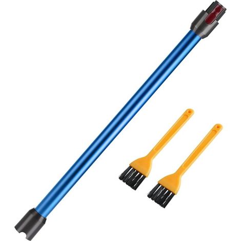 Verlängerungsrohr Für Dyson V7 V8 V10 V11 V15 Staubsauger - 72 Cm Leichtes Aluminium Mit 2 Mehrzweckbürsten - Ersatzteil Kompatibel Mit Fenstern Und Fugen