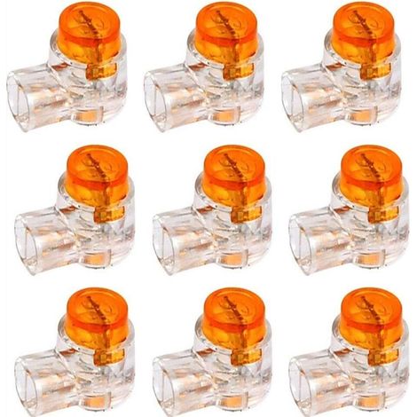 Uy Scotchlok Wasserdichte Steckverbinder, 50er-packung – Für Kabel Von 0,4 Bis 1,52 Mm² – Dichtungsgel Zum Schutz Vor Feuchtigkeit Und Korrosion – 50 Stück