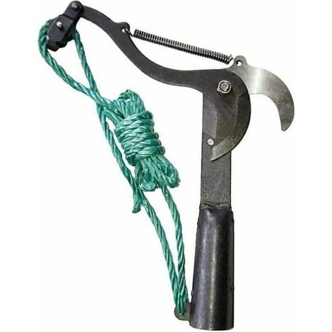 Gartenschere, Kohlenstoffstahl, 330 Mm, 50 Mm Astschnittkapazität, 80 Mm Öffnung, Mit Seilzug, Schere, Obstpflückwerkzeug