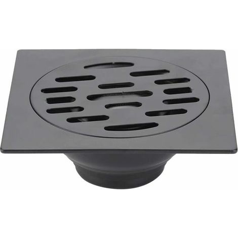 Bodenablauf Aus Pvc Und Edelstahl, 9,9 X 9,9 X 3,8 Cm, Geruchsdichter Duschablauf, Abfallentsorgung Für Waschmaschine, Badezimmer, Küche, Gemeinschaftsboden
