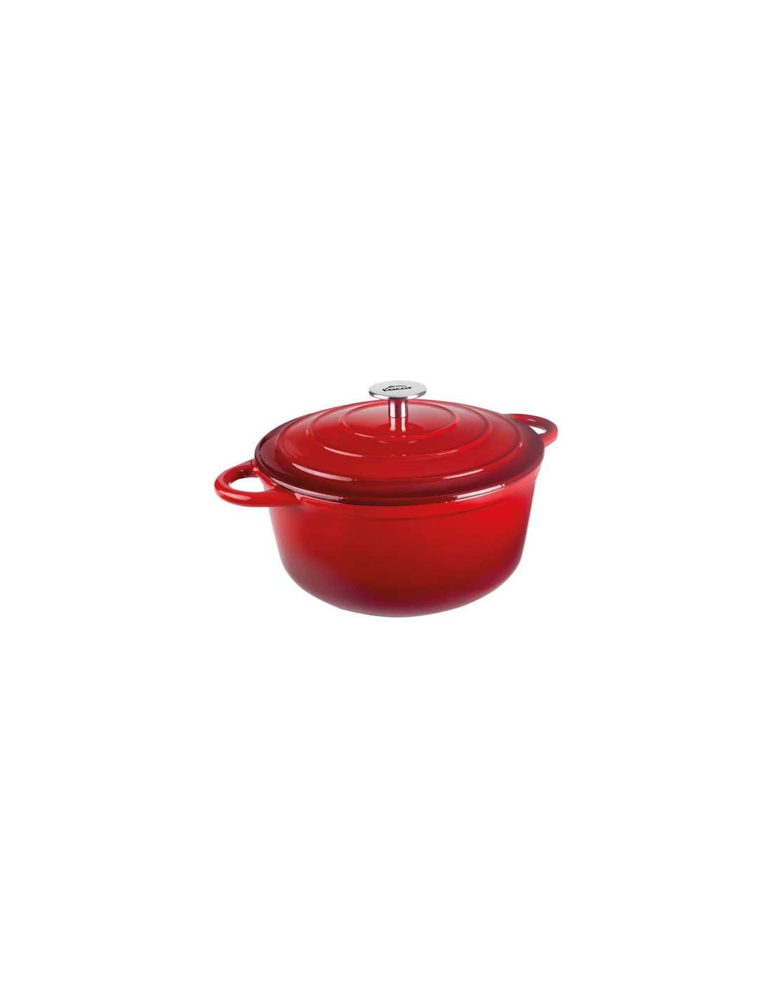 Runde Auflaufform 20 Cm Rot - Lacor - 71730