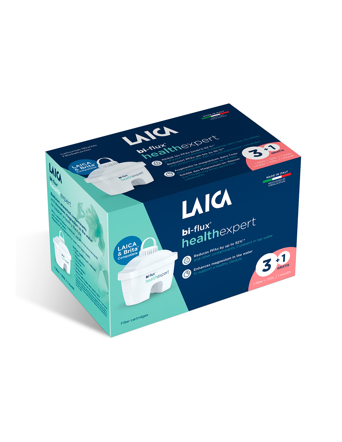 Filtres Laica B-flux Health Expert Filtration Avancée Pour Eau Plus Saine - Laica
