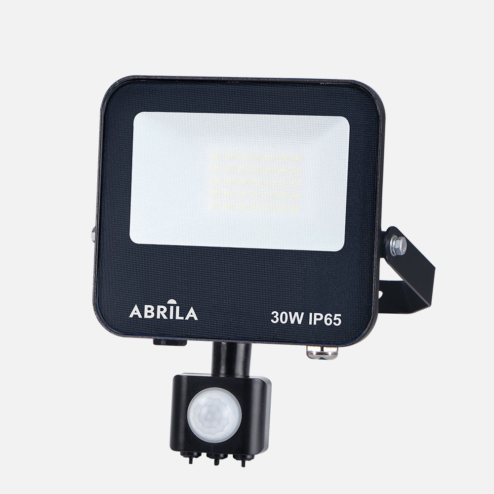 Boiro Led-strahler Mit Sensor 30w 6500k Schwarz Ip65