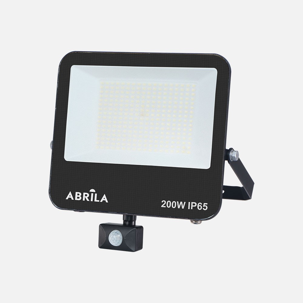 Boiro Led-strahler Mit Sensor 200w 6500k Schwarz Ip65