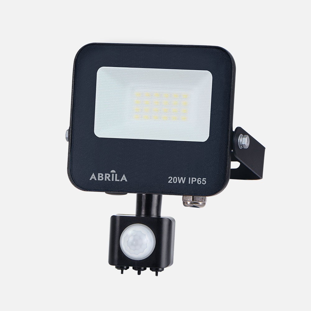 Boiro Led-strahler Mit Sensor 20w 6500k Schwarz Ip65
