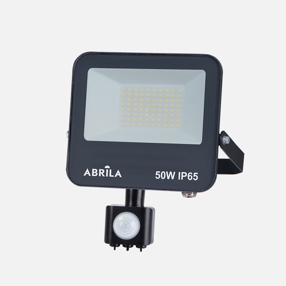 Boiro Led-strahler Mit Sensor 50w 6500k Schwarz Ip65