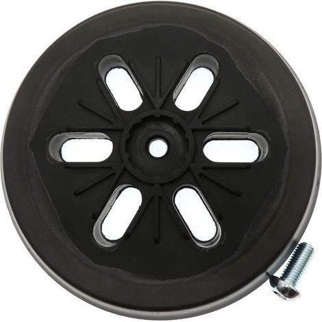 150-mm-schleifteller, Kompatibel Mit Bosch Gex 150 Ac, Pex 15 Ae Und Gex 150 Turbo 6-loch-schleifteller Aus Weichem Gummi Mit Klettverschluss Für Exzenterschleifer
