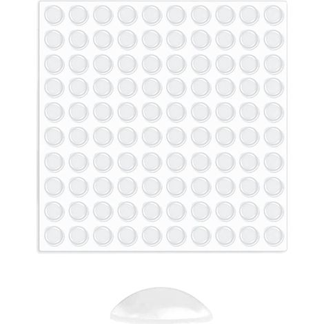 100 Stück Transparente Silikon-klebepads Für Möbel, Stoß- Und Geräuschdämpfung Für Möbelbeine, Türen Und Schubladen