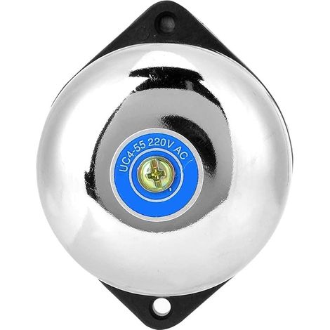 Industrielle Elektrische Türklingel Aus Edelstahl, 220 V, 5 W, Funkenfreier Innengong, Ø 55 Mm, Für Fabrik Oder Schule