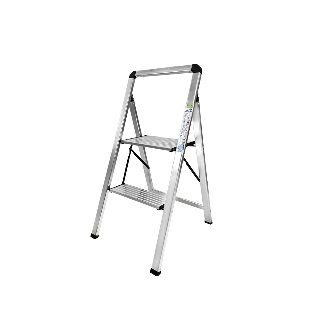 Flachstiege Aus Aluminium 2 Stufen 80 Cm