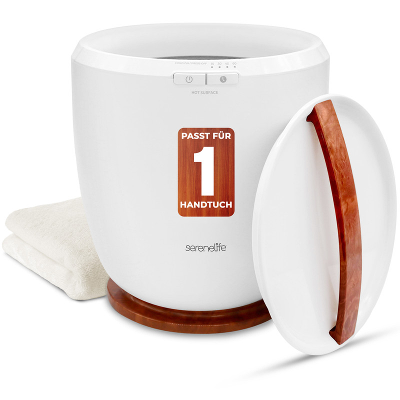 Serenelife Handtuchwärmer Kompakt, 210w, Mit Timer, Braun