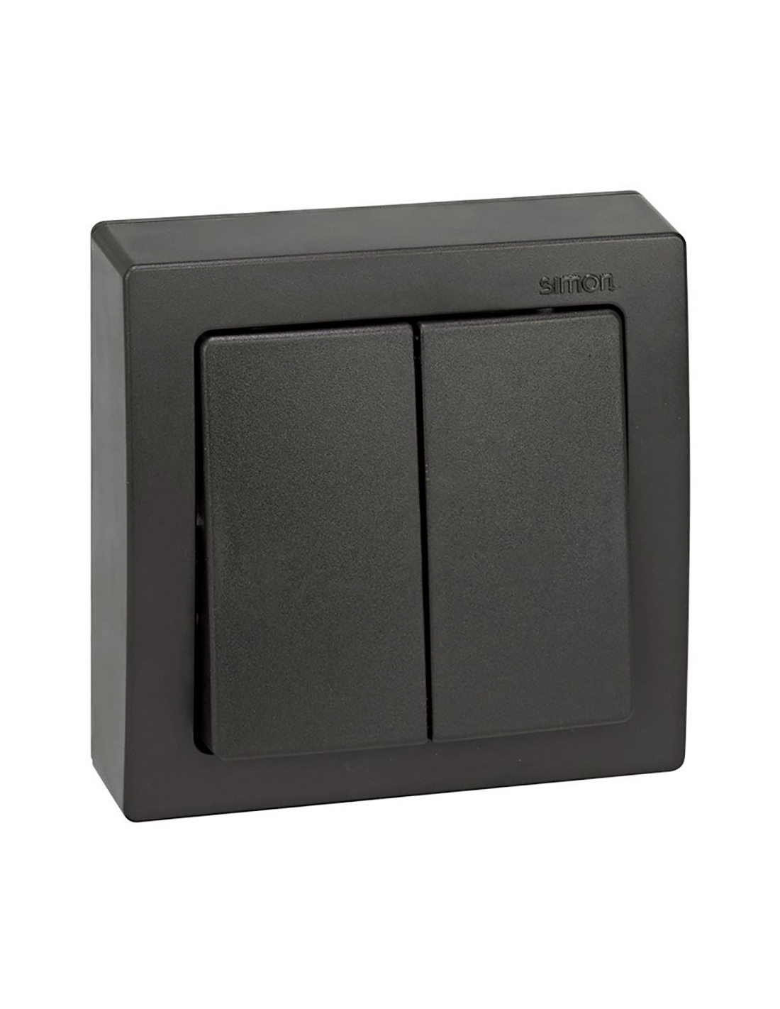 Doppelschalter Oberflächenversion 10ax 250v Grafit
