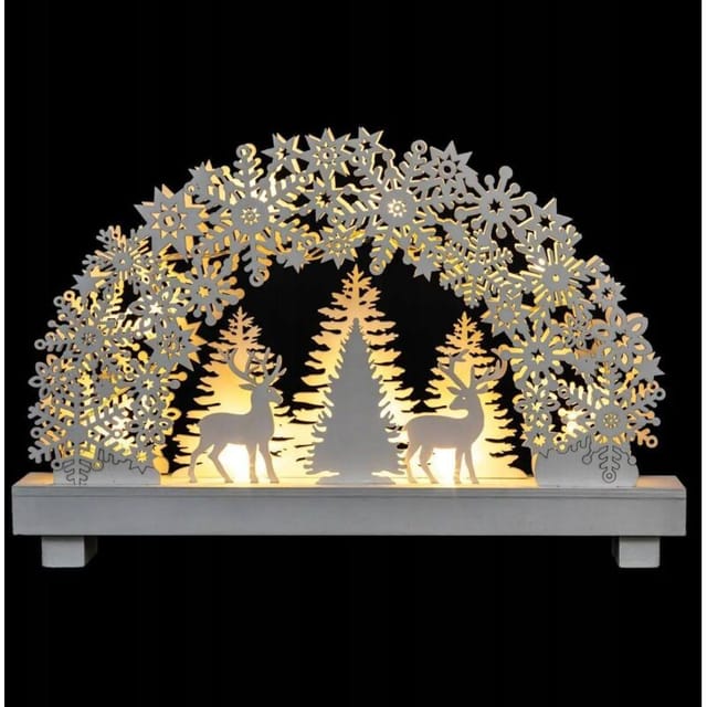 Dorf Innendekoration 8 Led - Batterie - Feeric Lights & Christmas