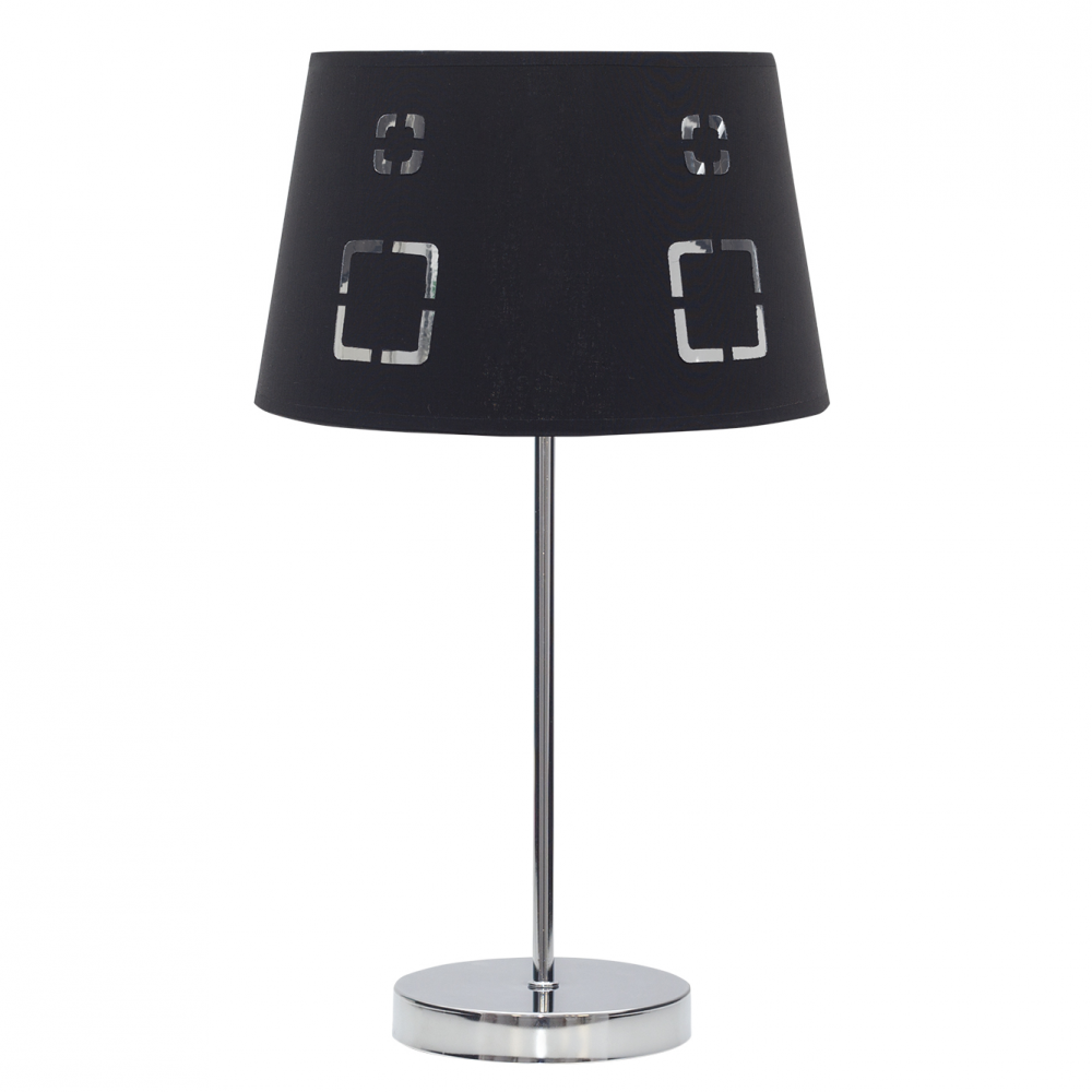 Schreibtisch Celaya 1xe14 Schwarz Mit Textiler Oberfläche