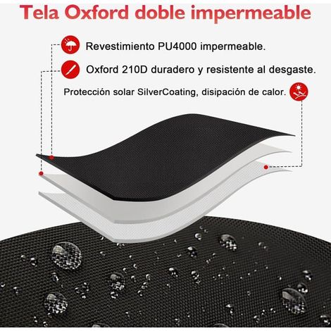 Schutzhülle Für Sonnenliegen/deckstühle, Wasserdicht/winddicht/uv-beständig, 210d Oxford-gewebe. Etikett