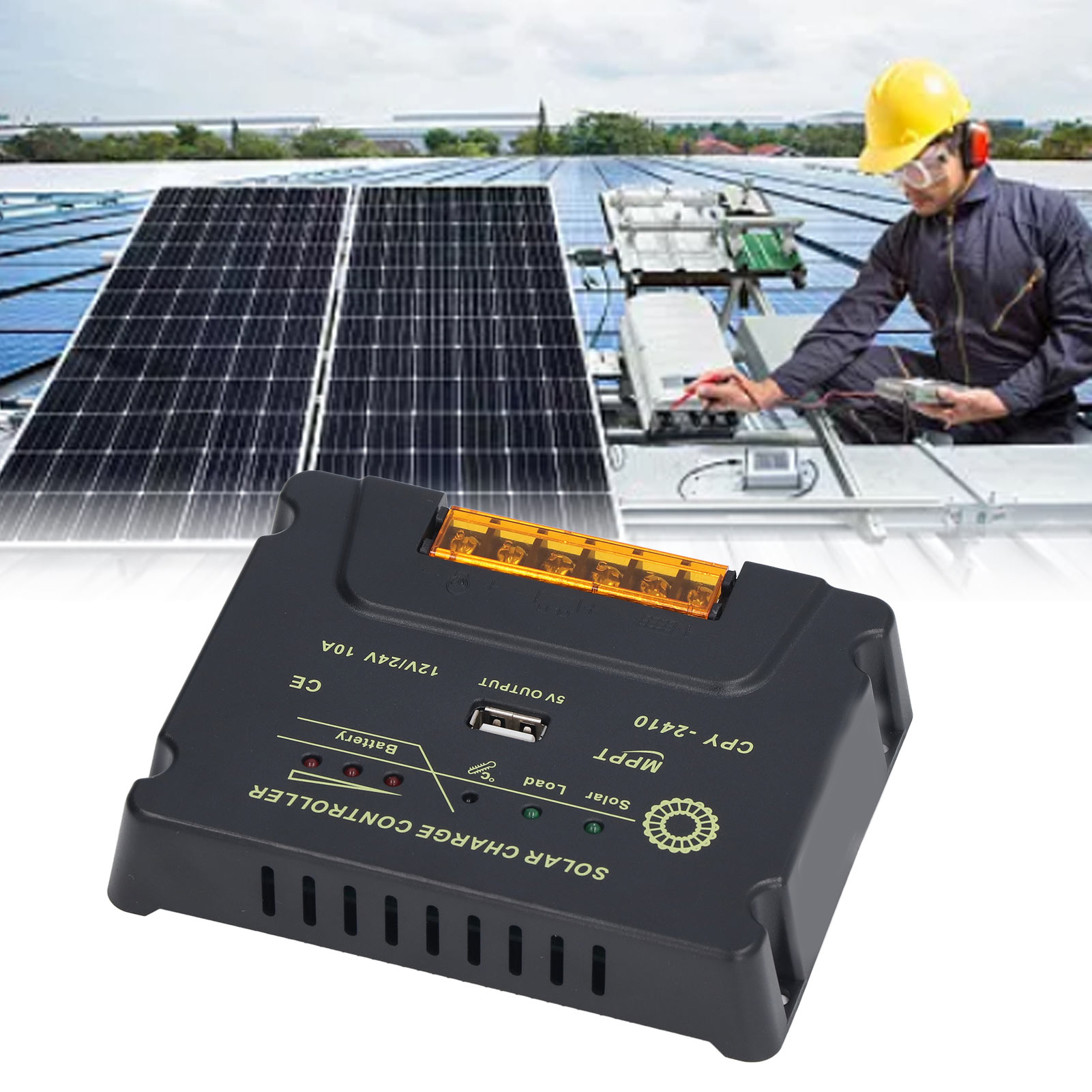 12v/24v Mppt-solarladeregler, Mppt-solarladeregler, 10a Photovoltaik-stromerzeugung