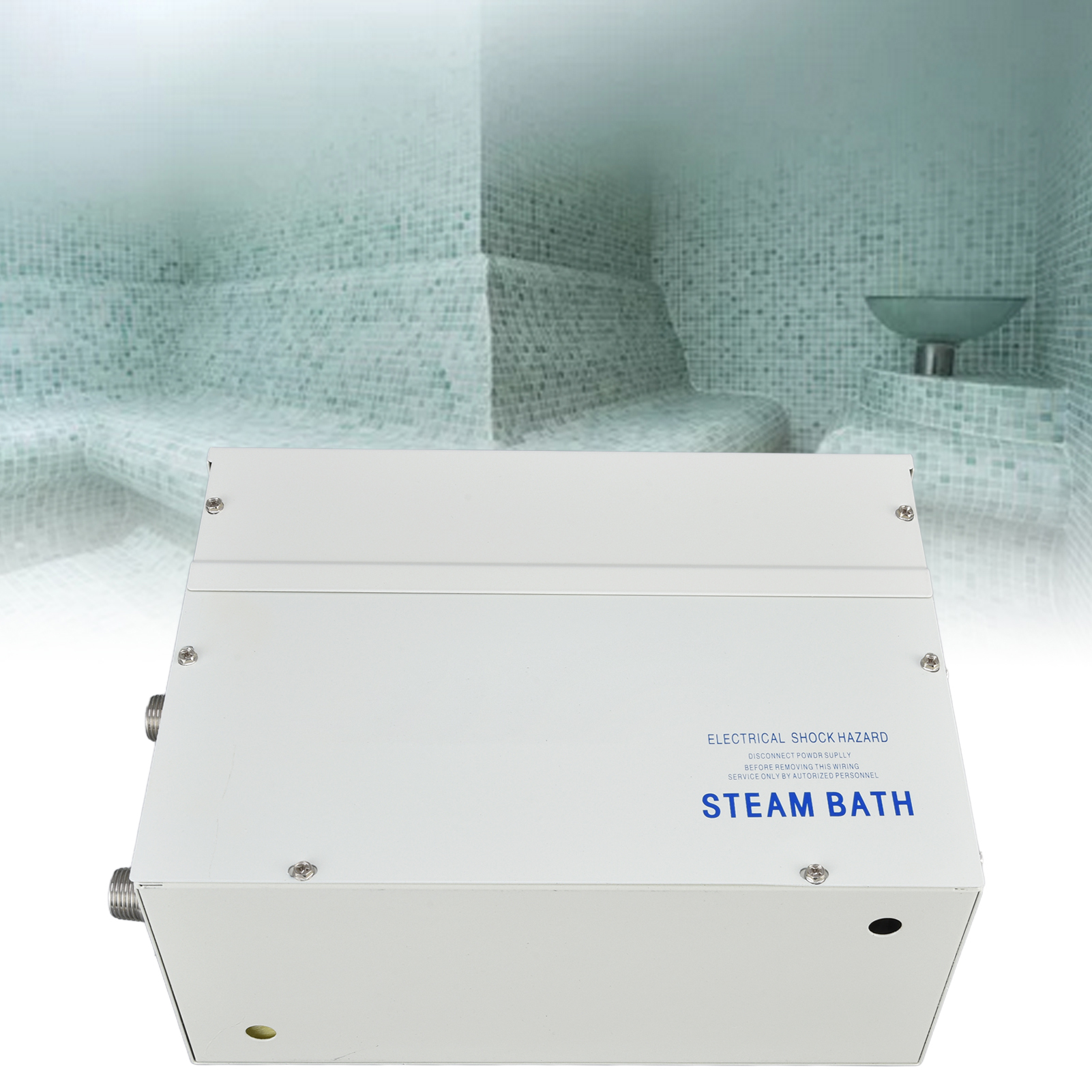 3-kw-dampfgenerator Für Sauna, Spa Und Hamam, Automatische Entkalkung Und Wasserdichtes Gehäuse, 220–240 V